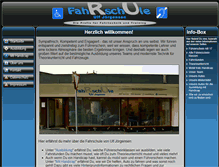 Tablet Screenshot of fahrschule-ru.com